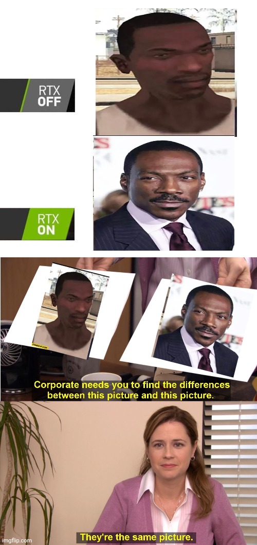 Carl Johnson in real life hehe | image tagged in rtx,memes,they're the same picture,lol,gta,carl johnson | made w/ Imgflip meme maker