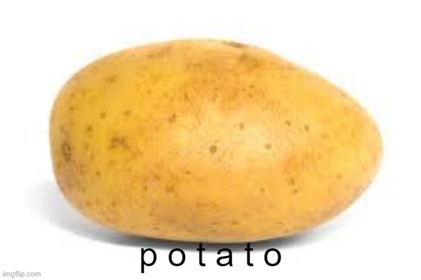 p o t a t o | p o t a t o | image tagged in potato,potatoes,i am a potato,potato made,p o t a t o | made w/ Imgflip meme maker