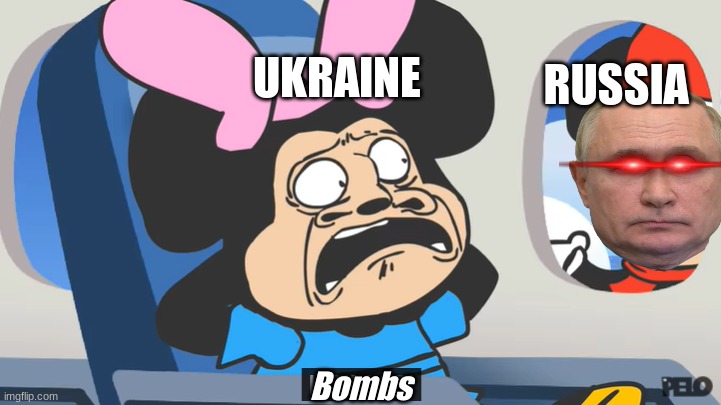 KRIMA!! | RUSSIA; UKRAINE; Bombs | image tagged in krima | made w/ Imgflip meme maker