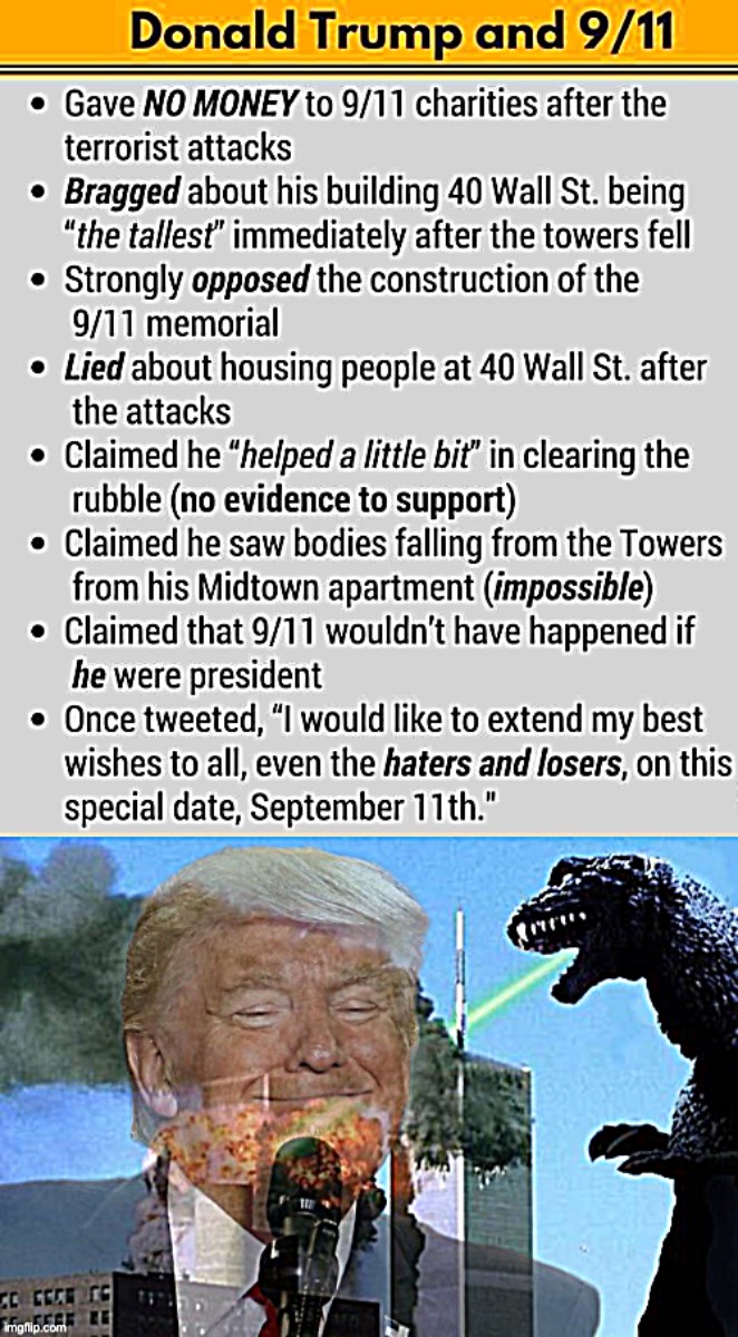 File this under “Trump’s a lying liar who lies.” | image tagged in trump lies about 9/11,donald trump lies about 9/11 | made w/ Imgflip meme maker