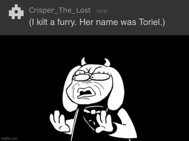 image tagged in sr pelo toriel | made w/ Imgflip meme maker
