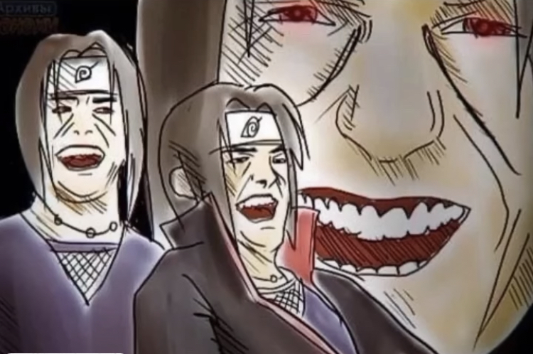High Quality Laughing Itachi Blank Meme Template
