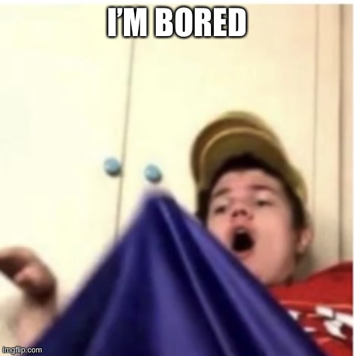 Alfaoxtrot mega boner | I’M BORED | image tagged in alfaoxtrot mega boner | made w/ Imgflip meme maker