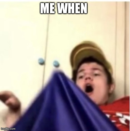 Alfaoxtrot mega boner | ME WHEN | image tagged in alfaoxtrot mega boner | made w/ Imgflip meme maker