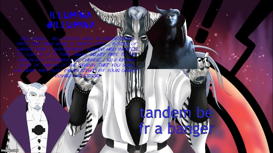 tandem be fr a banger | made w/ Imgflip meme maker