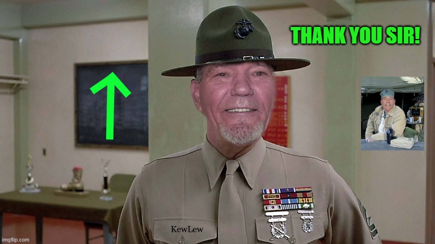 THANK YOU SIR! | image tagged in kewlew | made w/ Imgflip meme maker