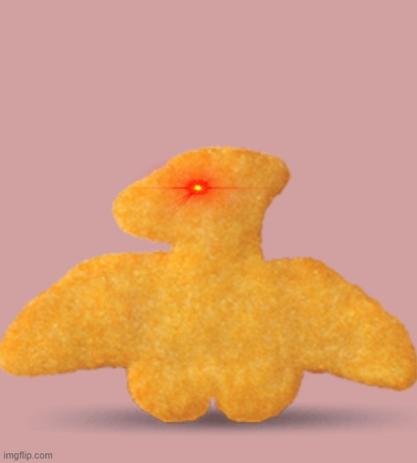 Angy Dino Nuggie Blank Meme Template