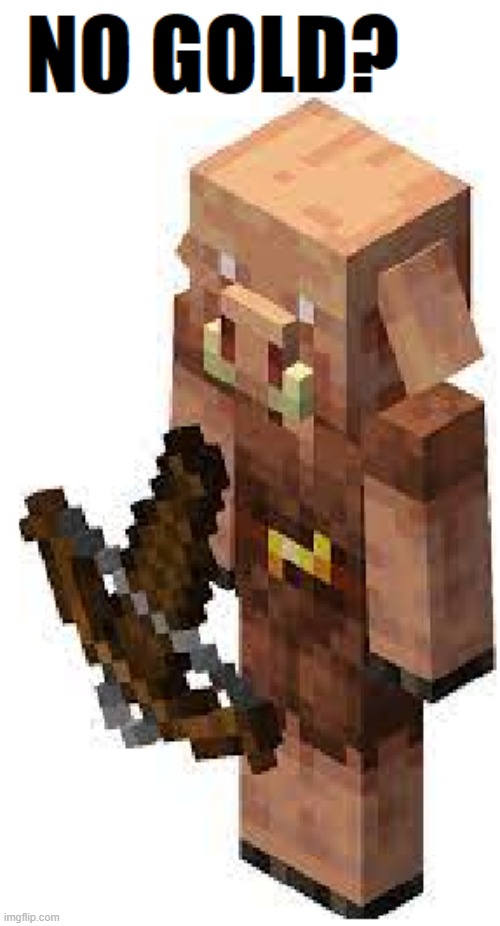 Bruh netherite is better | image tagged in minecraft,piglins,memes | made w/ Imgflip meme maker
