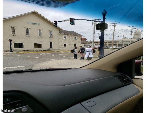 Mom took this photo on her way home lol | made w/ Imgflip meme maker