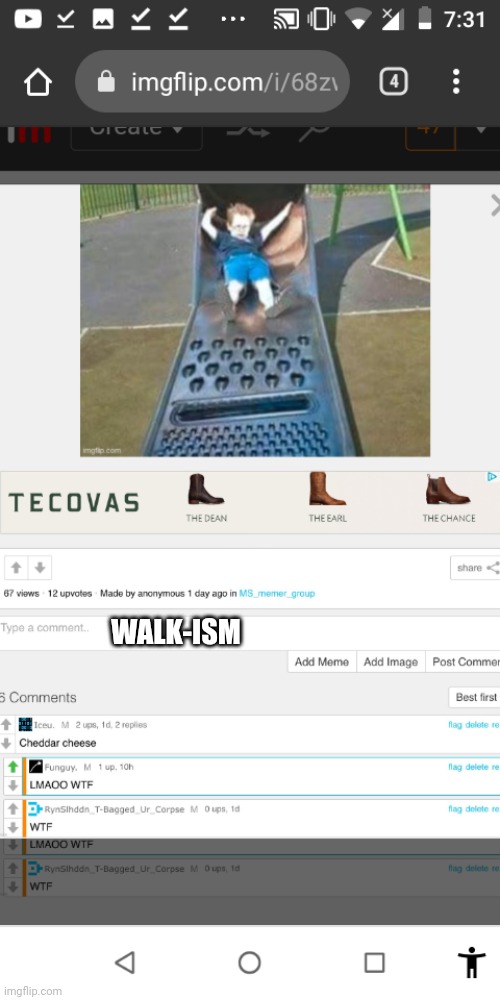 WALK-ISM | made w/ Imgflip meme maker