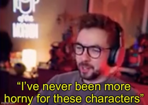 Jack no | image tagged in horny | made w/ Imgflip meme maker