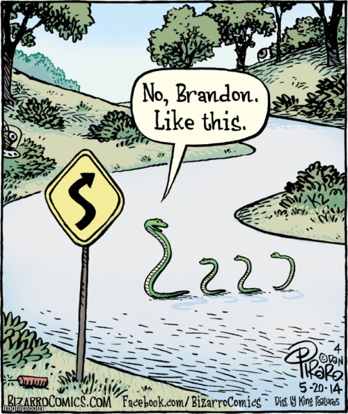 Snakes | image tagged in comics/cartoons,comics,comic,snakes,snake,road sign | made w/ Imgflip meme maker