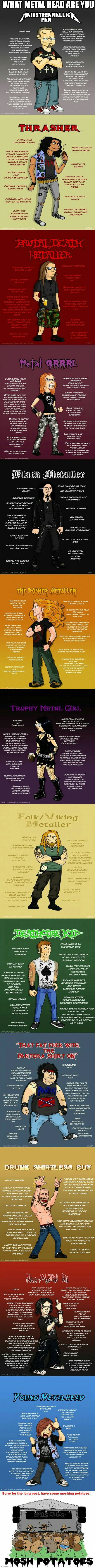 WHAT METAL HEAD ARE YOU | image tagged in scumbag steve | made w/ Imgflip meme maker