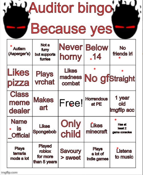 bingo audi | image tagged in bingo audi | made w/ Imgflip meme maker