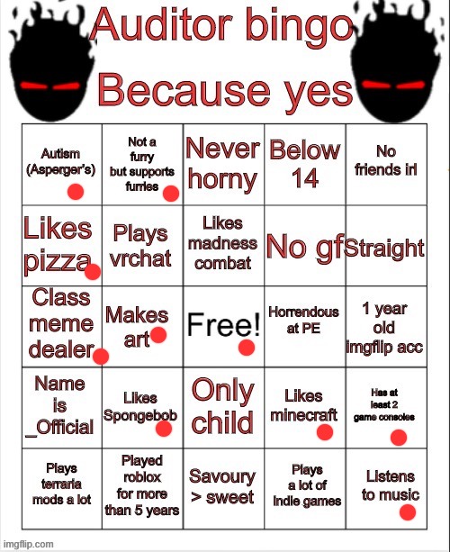 hehe boi | image tagged in bingo audi | made w/ Imgflip meme maker