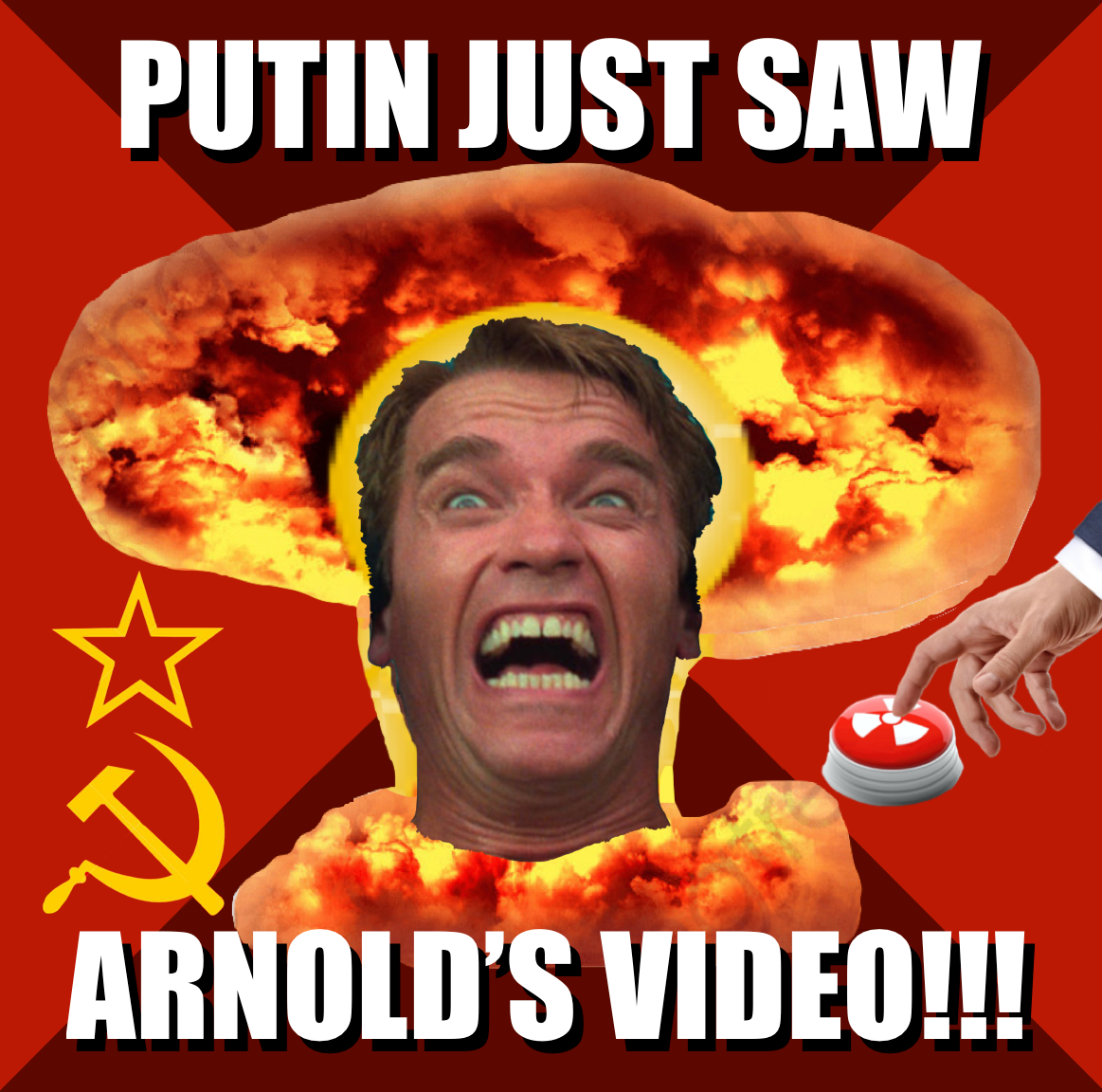 High Quality Arnold Schwarzenegger Video meme Blank Meme Template
