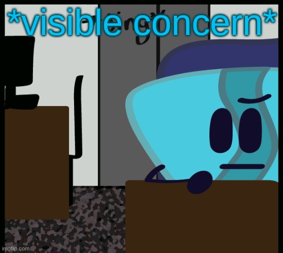 this panel from a comic series i'm currently working on | *visible concern* | made w/ Imgflip meme maker