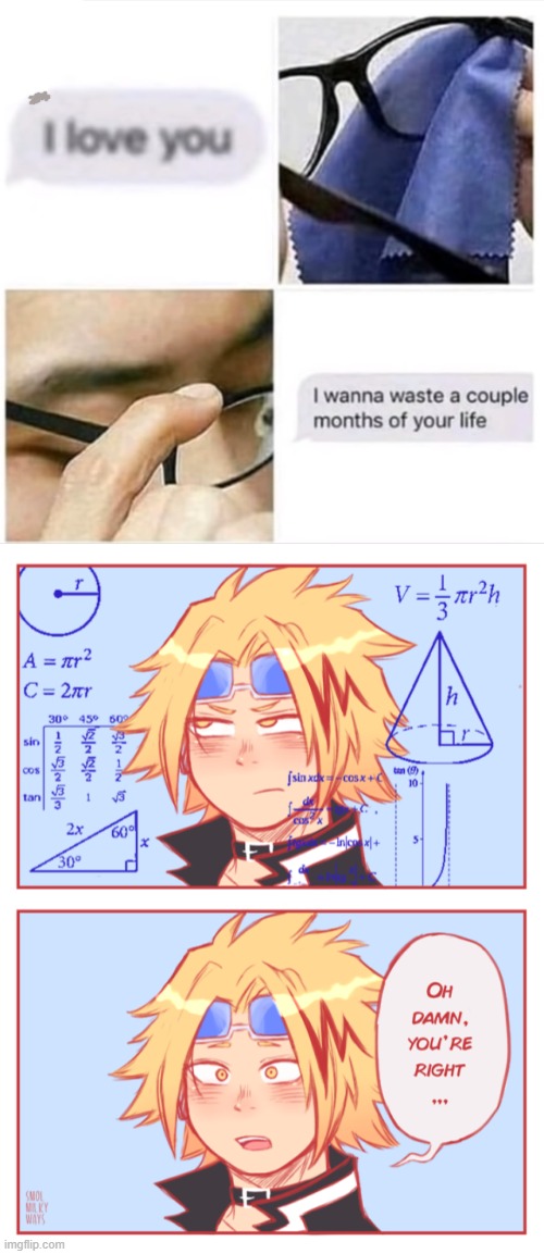 image tagged in denki oh damn you're right | made w/ Imgflip meme maker