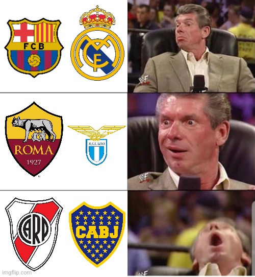 Tonight! <3333 | image tagged in barcelona,real madrid,as roma,lazio,river plate,boca juniors | made w/ Imgflip meme maker