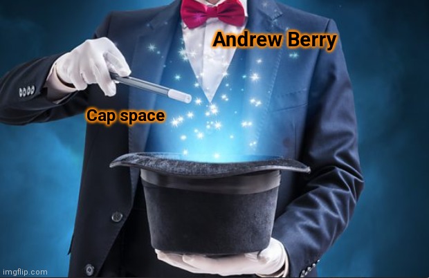 Andrew berry makes the Browns  cap dissappear |  Andrew Berry; Cap space | image tagged in cleveland browns,nfl | made w/ Imgflip meme maker