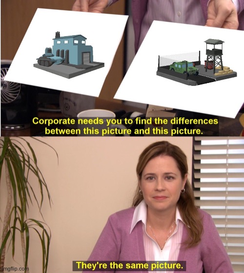 They look the same (read the comment) | image tagged in memes,they're the same picture,roblox,roblox meme,tower defense simulator | made w/ Imgflip meme maker