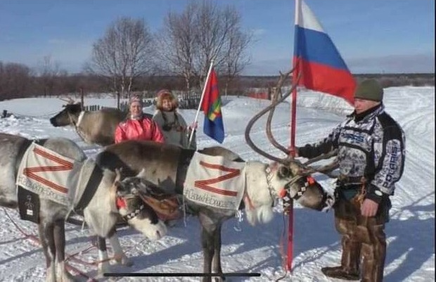 Putin reindeers Blank Meme Template