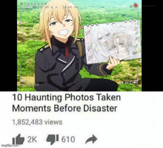 I guess a certain sniper was hungry for some cute little shit pig that she decided to hunt for one | image tagged in 10 haunting photos taken momonets from disaster,memes,manga,light novel,anime,Animemes | made w/ Imgflip meme maker