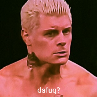 High Quality Cody Rhodes Dafuq Blank Meme Template