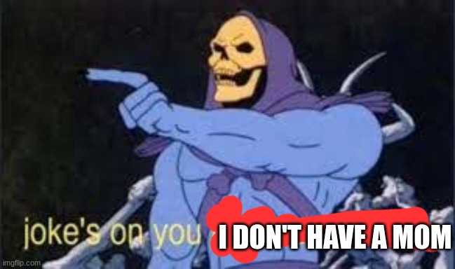Jokes on you im into that shit | I DON'T HAVE A MOM | image tagged in jokes on you im into that shit | made w/ Imgflip meme maker