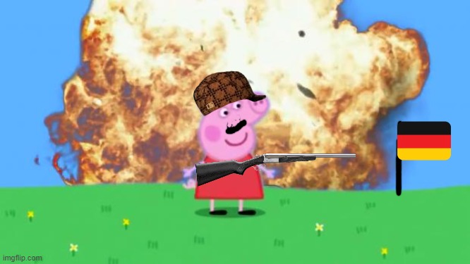 hitler pif | image tagged in epic peppa pig,hitler | made w/ Imgflip meme maker