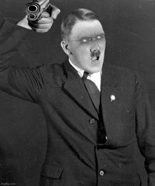 Hitler mad Blank Meme Template