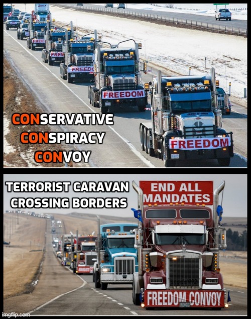 image tagged in clown car republicans,trucker,scumbag republicans,caravan,crazy conservatives,freedumb convoy | made w/ Imgflip meme maker