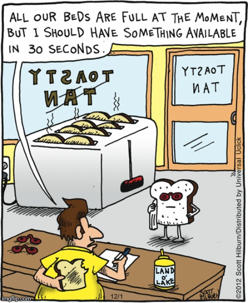 Toast | image tagged in comics/cartoons,comics,comic,toast,toaster,tan | made w/ Imgflip meme maker