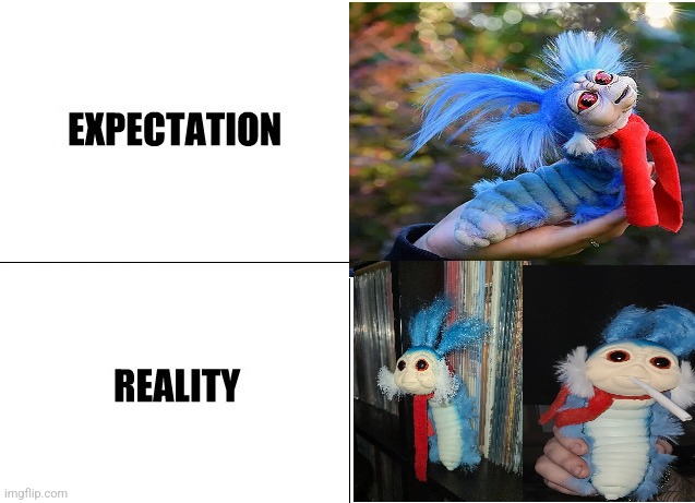 Worm from Labyrinth Plush doll | image tagged in labyrinth | made w/ Imgflip meme maker