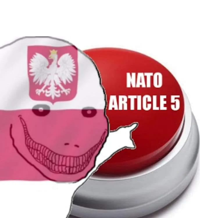 High Quality NATO ARTICLE 5 Blank Meme Template