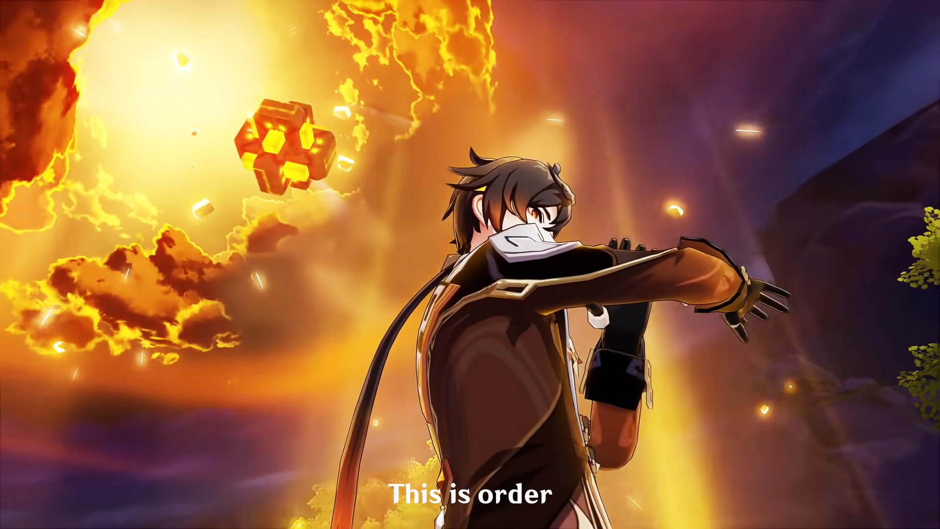 High Quality Zhongli This is Order Blank Meme Template