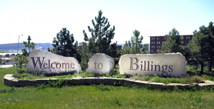 Welcome to Billings sign Blank Meme Template