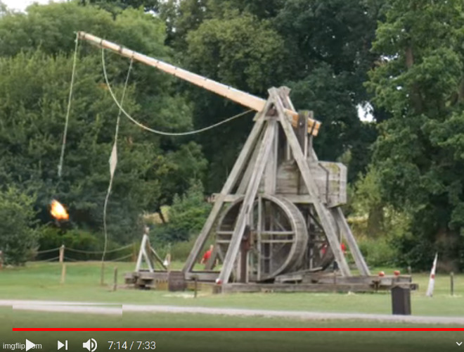 not a gif | image tagged in trebuchet launch | made w/ Imgflip meme maker