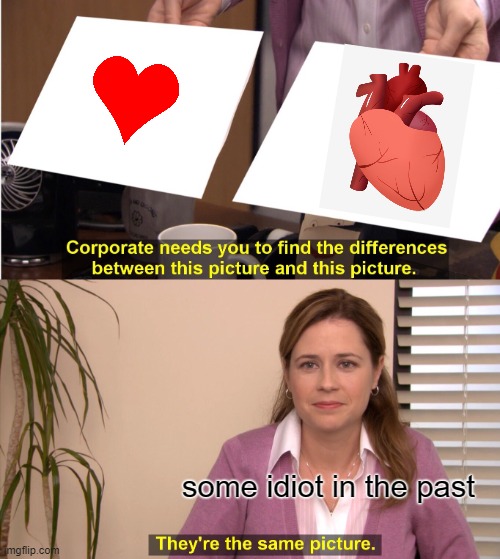 They're The Same Picture | some idiot in the past | image tagged in memes,they're the same picture | made w/ Imgflip meme maker