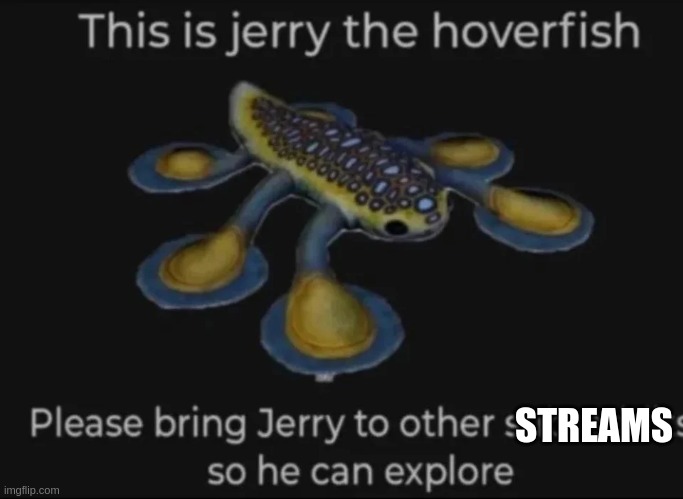 STREAMS | made w/ Imgflip meme maker