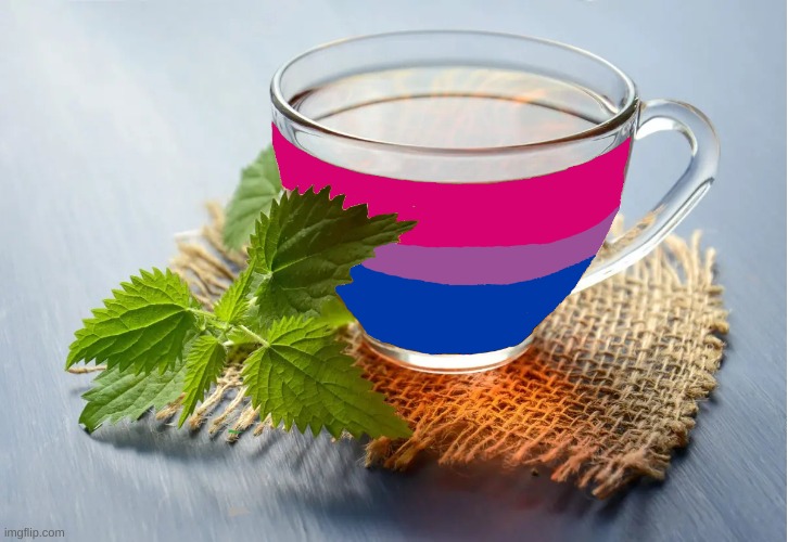 Bisexual Tea! | image tagged in lgbtq | made w/ Imgflip meme maker