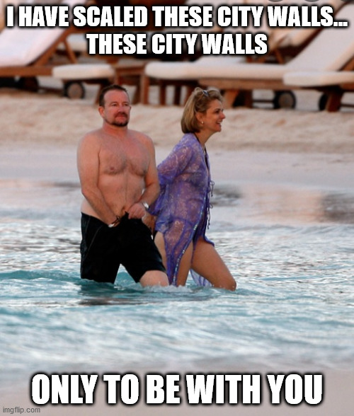 You Know The Lyrics | I HAVE SCALED THESE CITY WALLS...
THESE CITY WALLS; ONLY TO BE WITH YOU | image tagged in bono,i still haven't found what i'm looking for | made w/ Imgflip meme maker