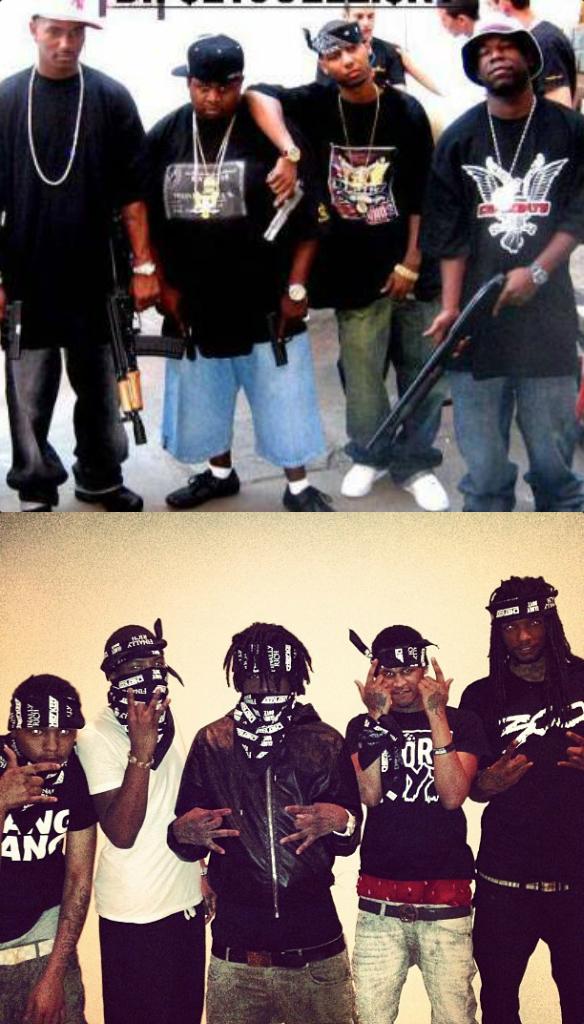 your definition of gangsta rappers back then Blank Meme Template
