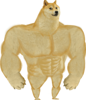 doge cơ bắp Blank Meme Template