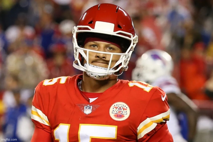 Sad Mahomes | image tagged in sad mahomes | made w/ Imgflip meme maker