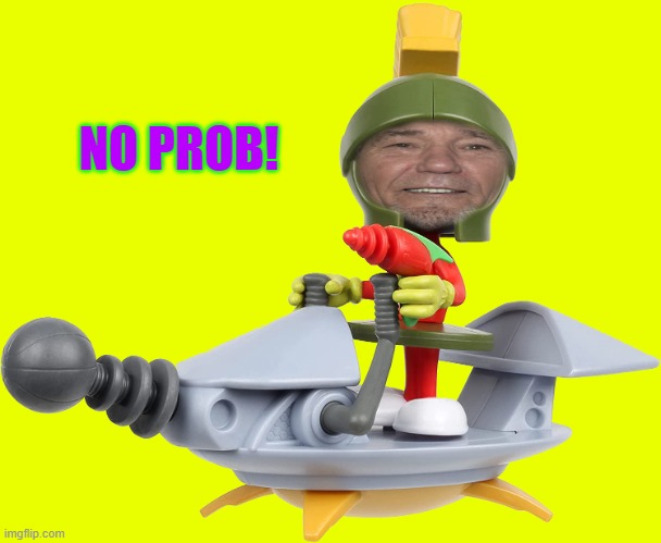 NO PROB! | image tagged in lew the martin | made w/ Imgflip meme maker