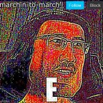 marchin-to-march template cuz y not Blank Meme Template