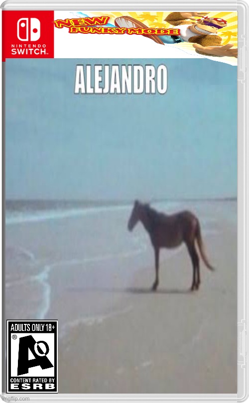 Alejandro (nEw FuNkY mOdE) | image tagged in spanish,horse | made w/ Imgflip meme maker