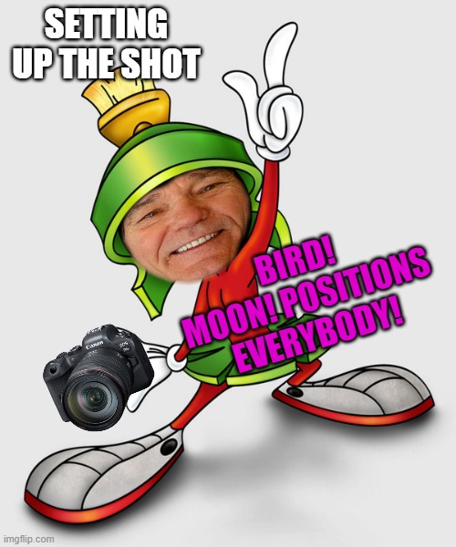kewlew | SETTING UP THE SHOT BIRD! MOON! POSITIONS EVERYBODY! | image tagged in kewlew | made w/ Imgflip meme maker