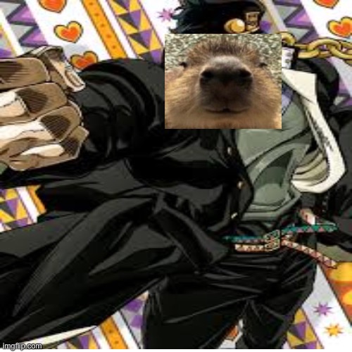 Gortaro | image tagged in jojo's bizarre adventure,memes,gort,anime,blank white template,barney will eat all of your delectable biscuits | made w/ Imgflip meme maker